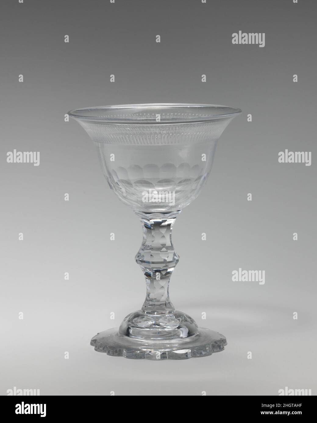 Süßfleischglas ca. 1790 Irisch. Süßfleischglas. Irisch. Ca. 1790. Glas. Glas Stockfoto