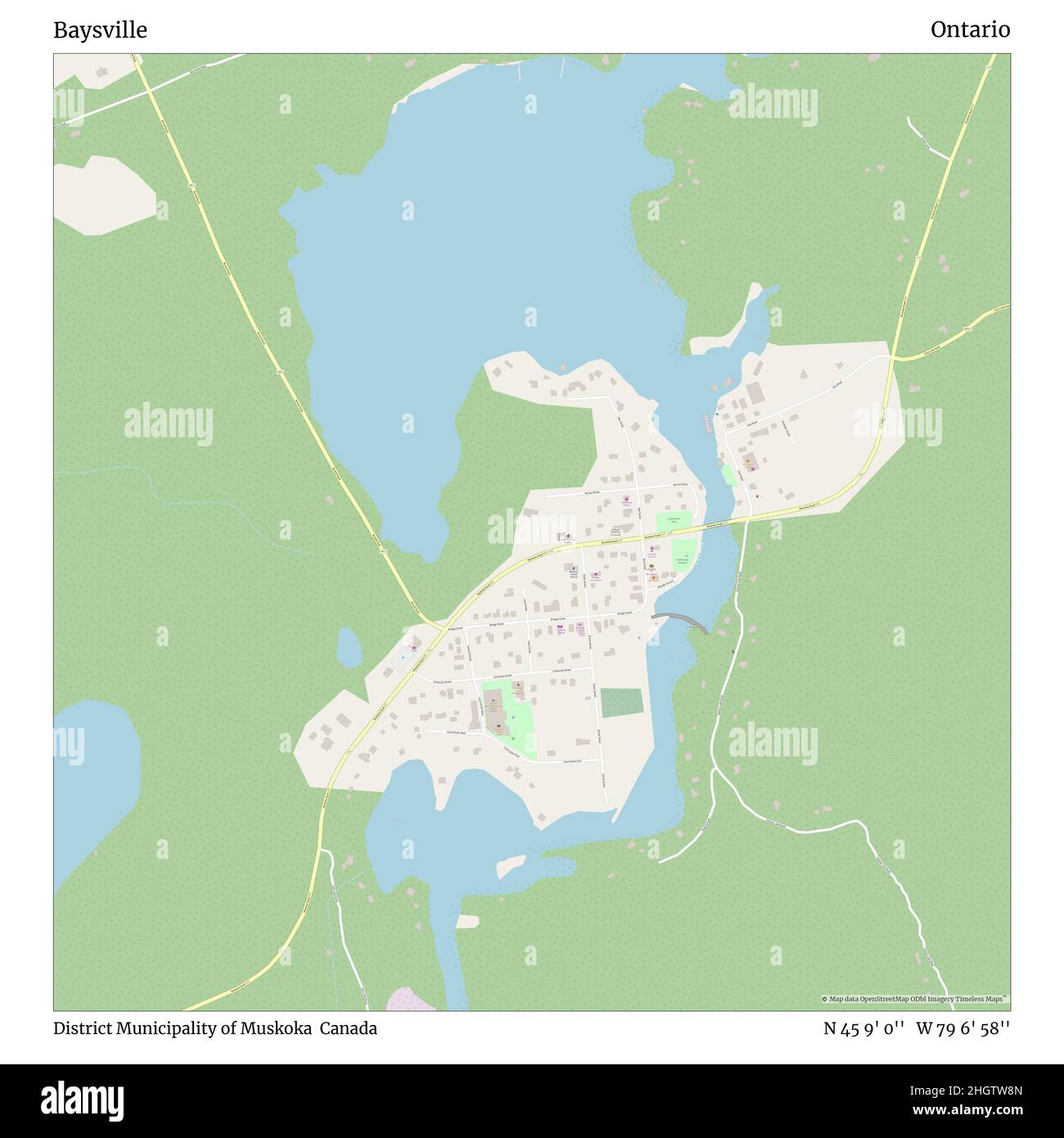 Mappa di baysville Fotos und Bildmaterial in hoher Auflösung Alamy