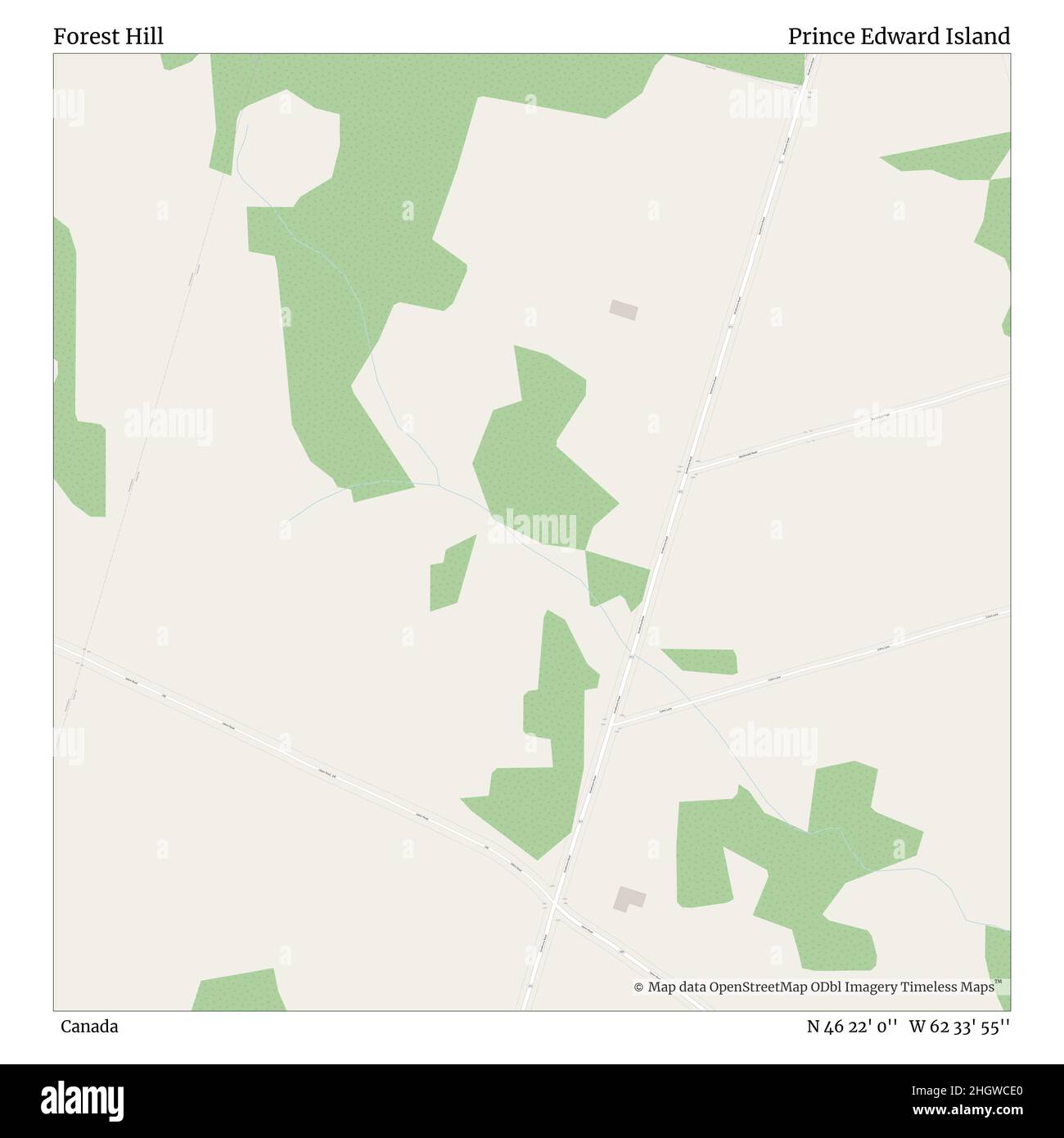 Forest Hill, Kanada, Prince Edward Island, N 46 22' 0'', W 62 33' 55