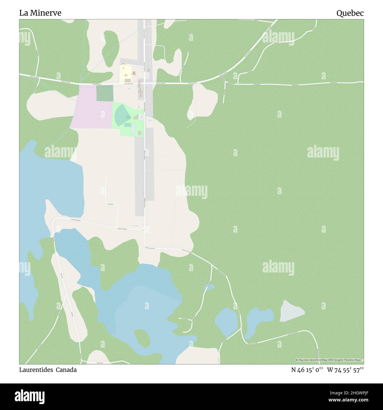 La Minerve, Laurentides, Canada, Quebec, N 46 15' 0'', W 74 55' 57