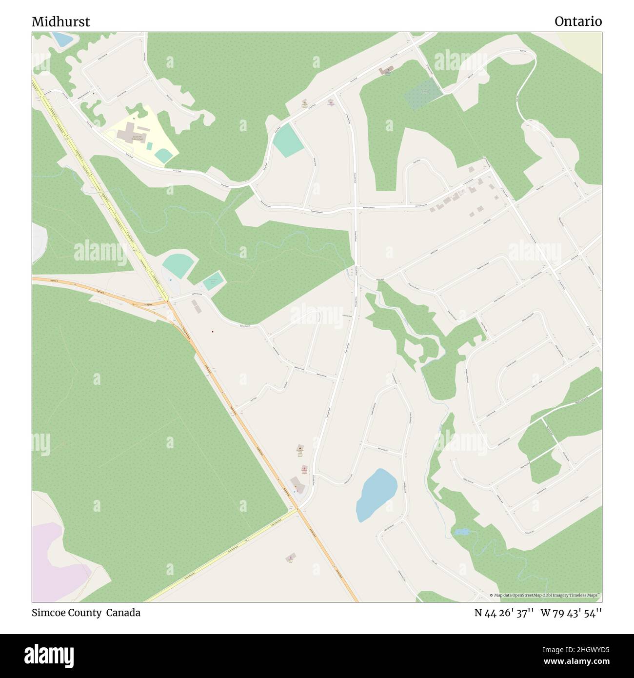 Karte von midhurst Fotos und Bildmaterial in hoher Auflösung Alamy