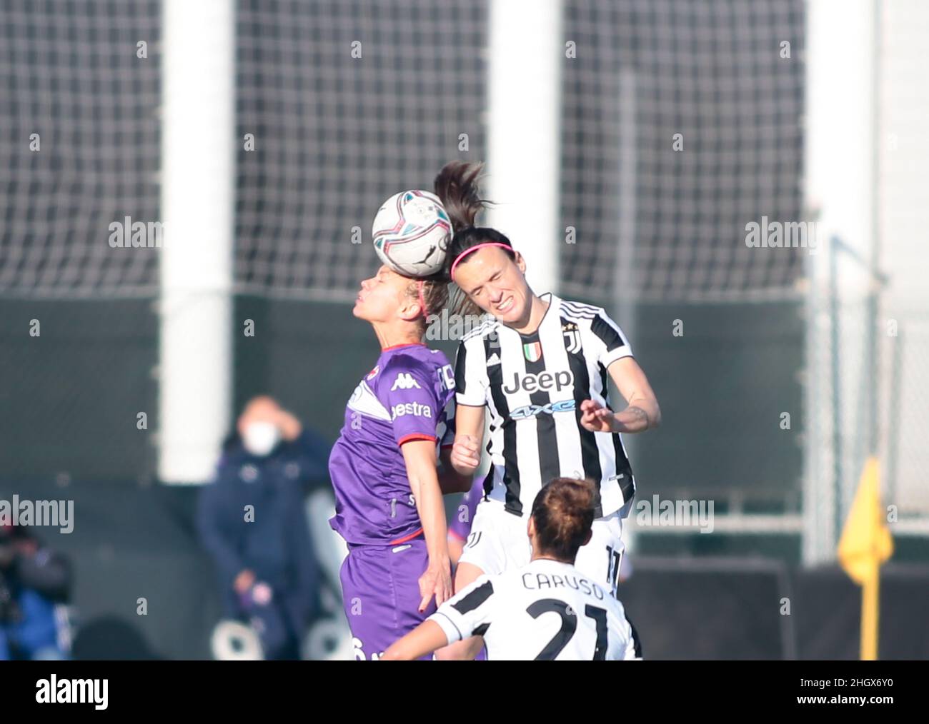 Italienische Meisterschaft, Damen Serie A Juventus Women gegen Fiorentina, 22. Januar 2022, Vinovo, Turin Stockfoto