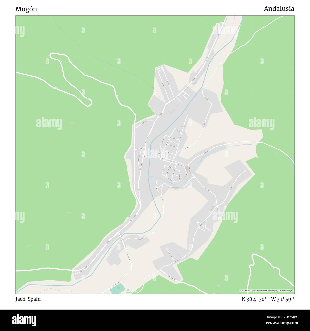 Mogón, Jaen, Spanien, Andalusien, N 38 4' 30'', W 3 1' 59'', map, Timeless Map veröffentlicht 2021. Reisende, Entdecker und Abenteurer wie Florence Nightingale, David Livingstone, Ernest Shackleton, Lewis and Clark und Sherlock Holmes haben sich bei der Planung von Reisen zu den entlegensten Ecken der Welt auf Karten verlassen.Timeless Maps kartiert die meisten Orte auf der Welt und zeigt die Verwirklichung großer Träume Stockfoto