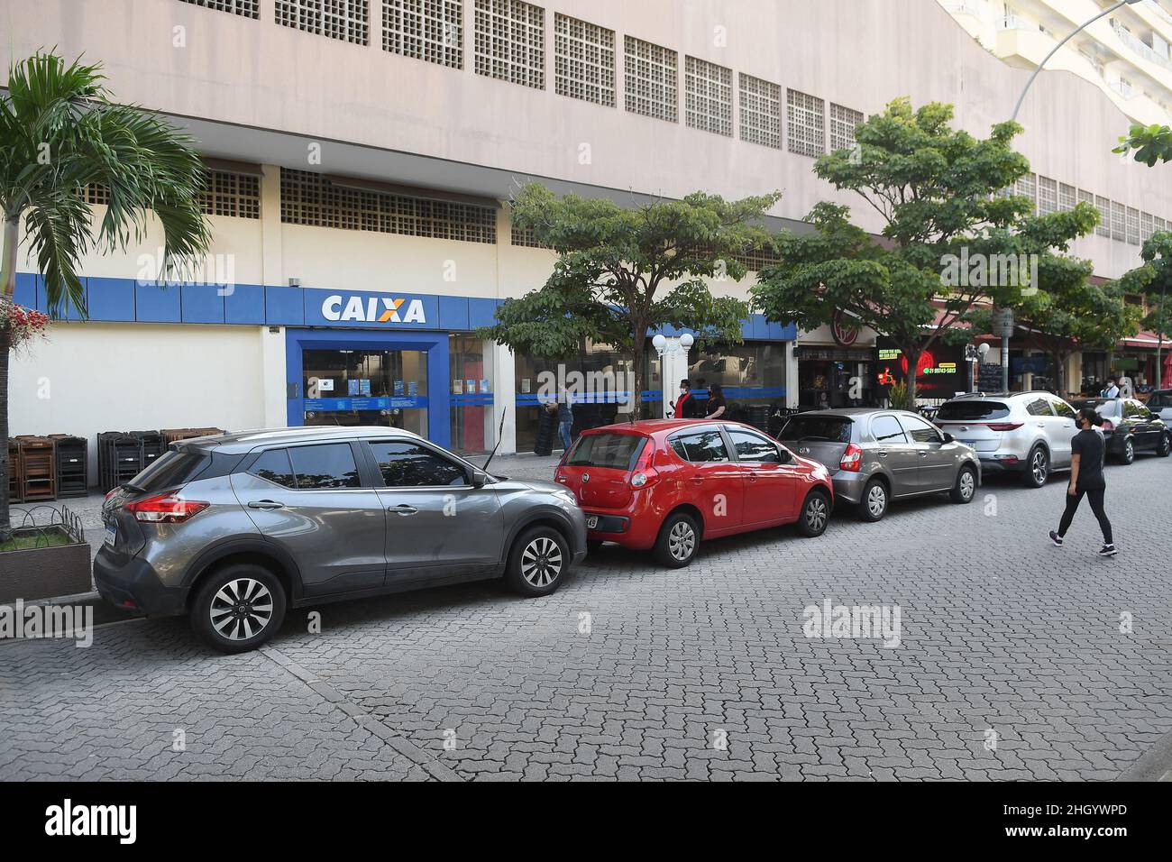 Rio de Janeiro, Brasilien,11. Mai 2021.Geschäfte im Stadtteil botafogo, im südlichen Teil der Stadt Rio de Janeiro. Stockfoto