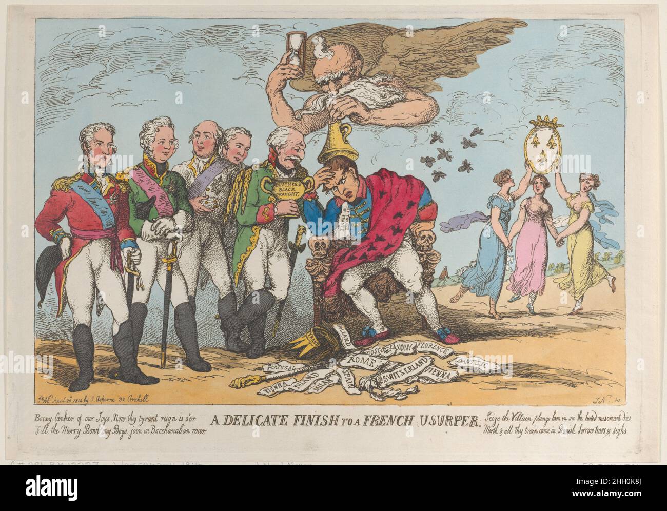 Ein zarter Abgang eines französischen Usurpers 20. April 1814 Thomas