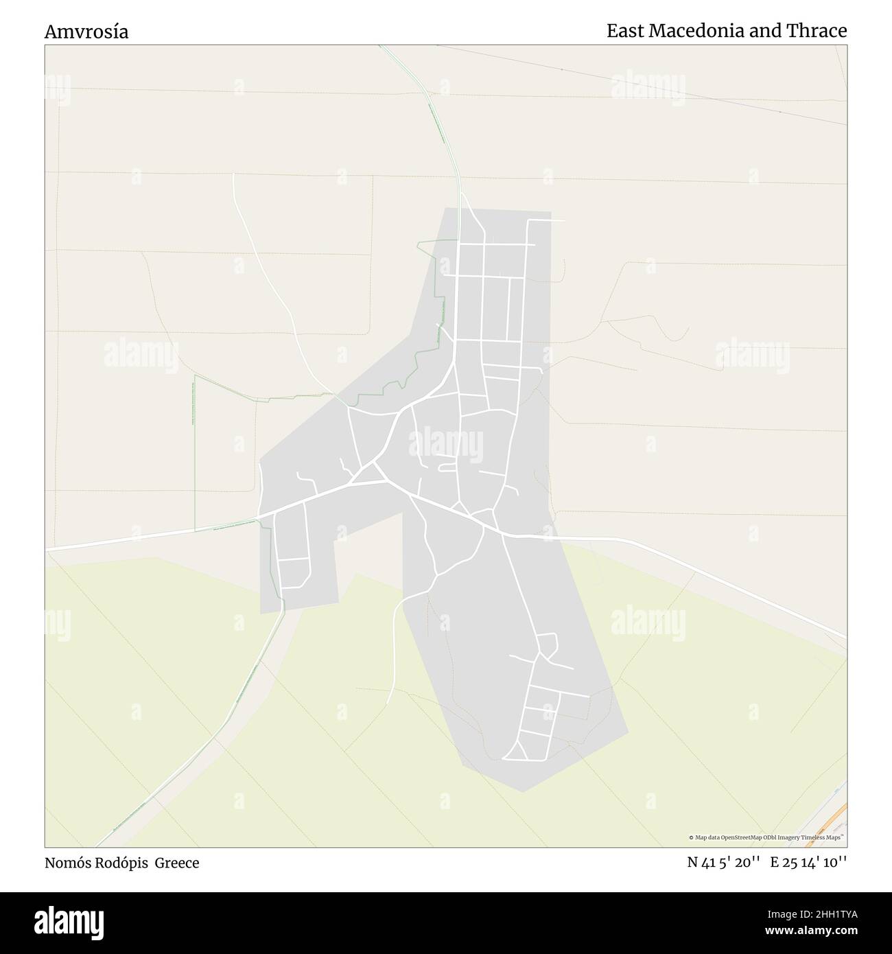 Amvrosía, Nomós Rodópis, Griechenland, Ostmakedonien und Thrakien, N 41