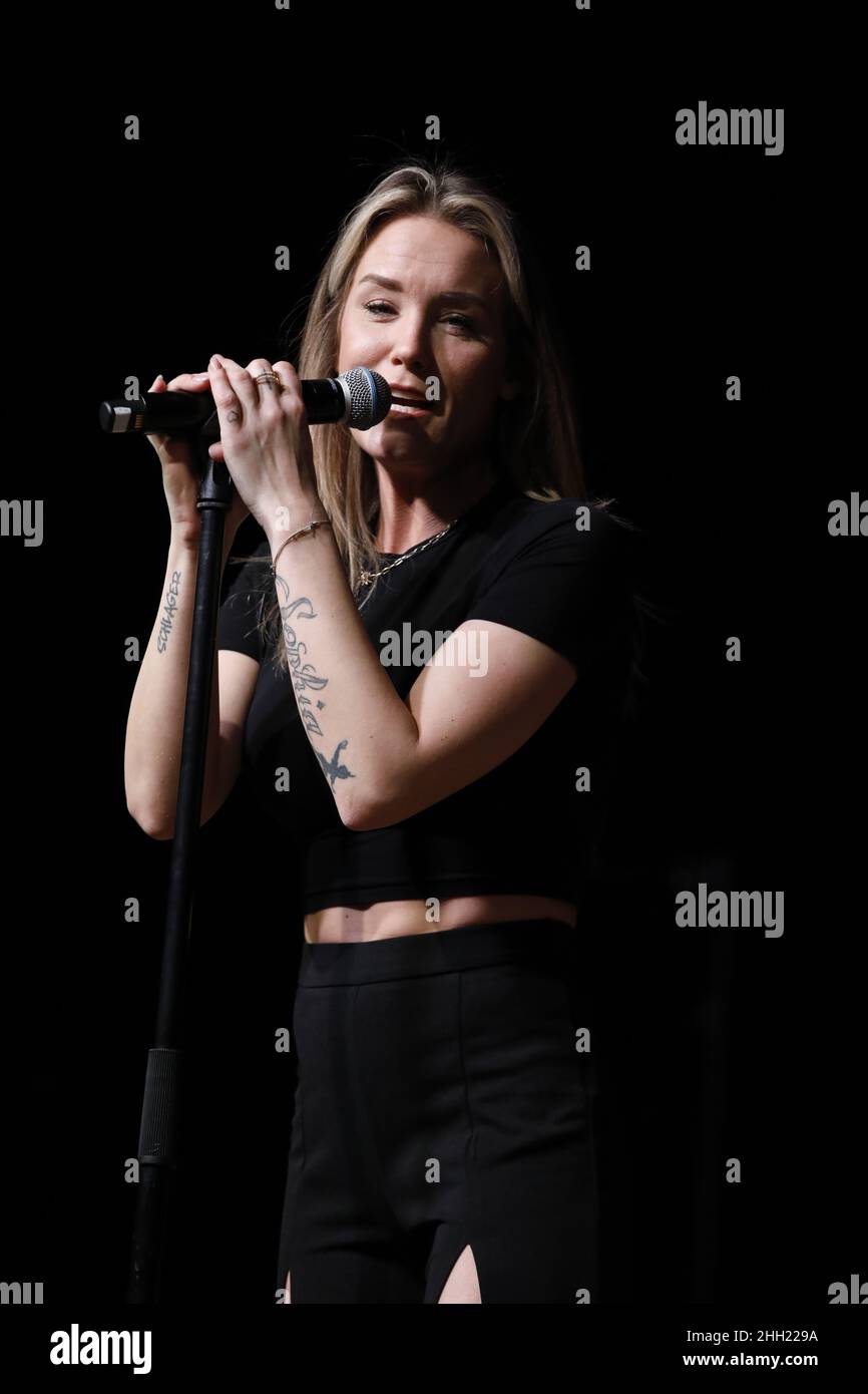 Sonia Liebing bei der Veranstaltung 'Fantasy & Freunde' im Messepark. Löbau, 22.01.2022 Stockfoto