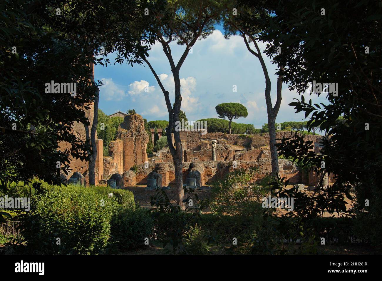 Öffentlicher Park Orti Farnesiani sul Palatino in Rom, Italien, Europa Stockfoto
