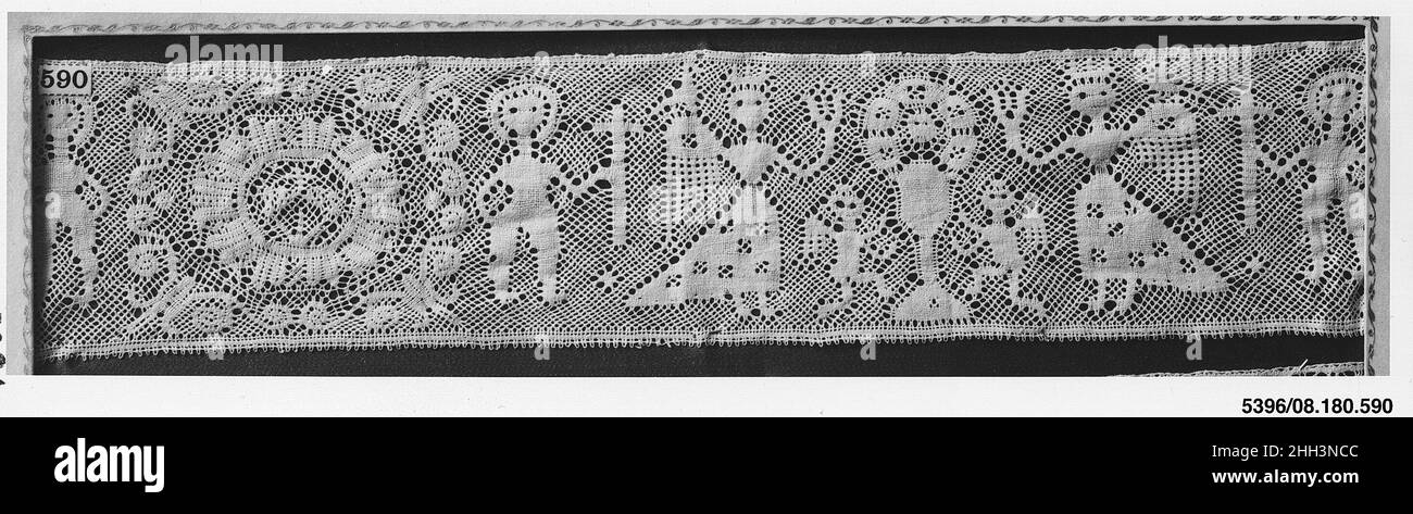 Fragment 17th Jahrhundert Italienisch. Fragment 214941 Stockfoto