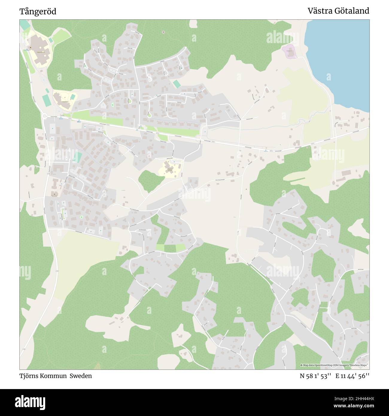 Tångeröd, Tjörns Kommun, Schweden, Västra Götaland, N 58 1' 53'', E 11 ...