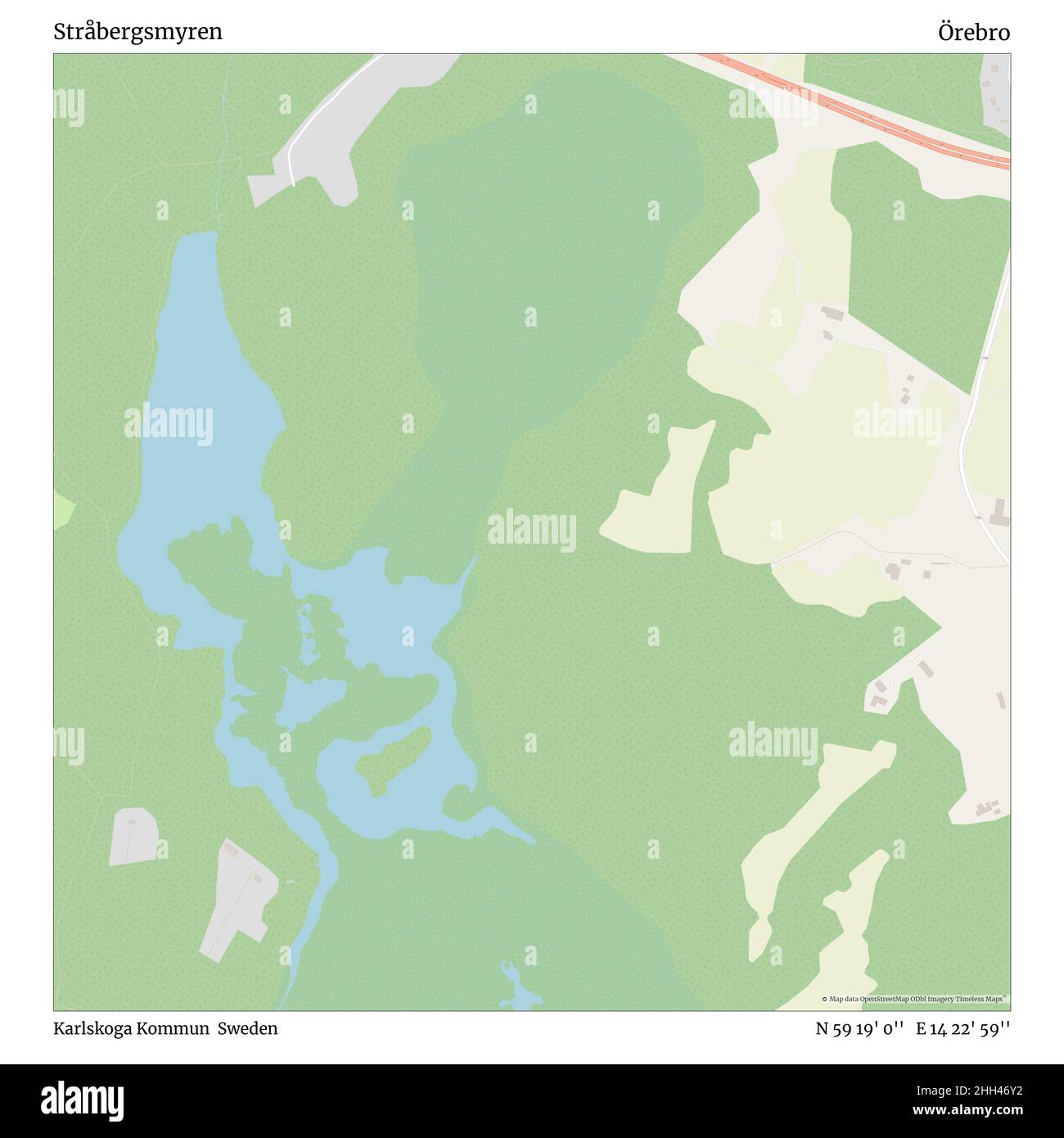 Stråbergsmyren, Karlskoga Kommun, Schweden, Örebro, N 59 19' 0'', E 14 ...