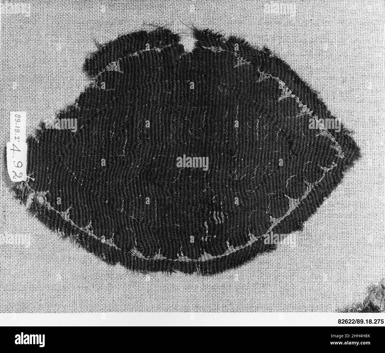 Textile Fragment 4th Jahrhundert. Textile Fragment 443480 Stockfoto