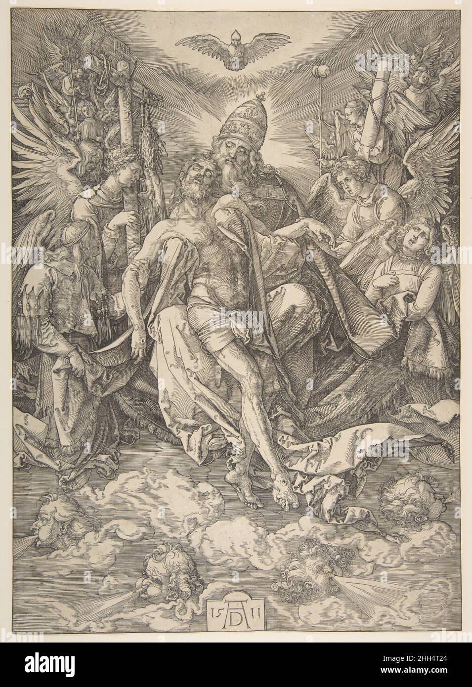 Die Heilige Dreifaltigkeit n.d. Albrecht Dürer Deutsch. Die Heilige Dreifaltigkeit 388360 Stockfoto