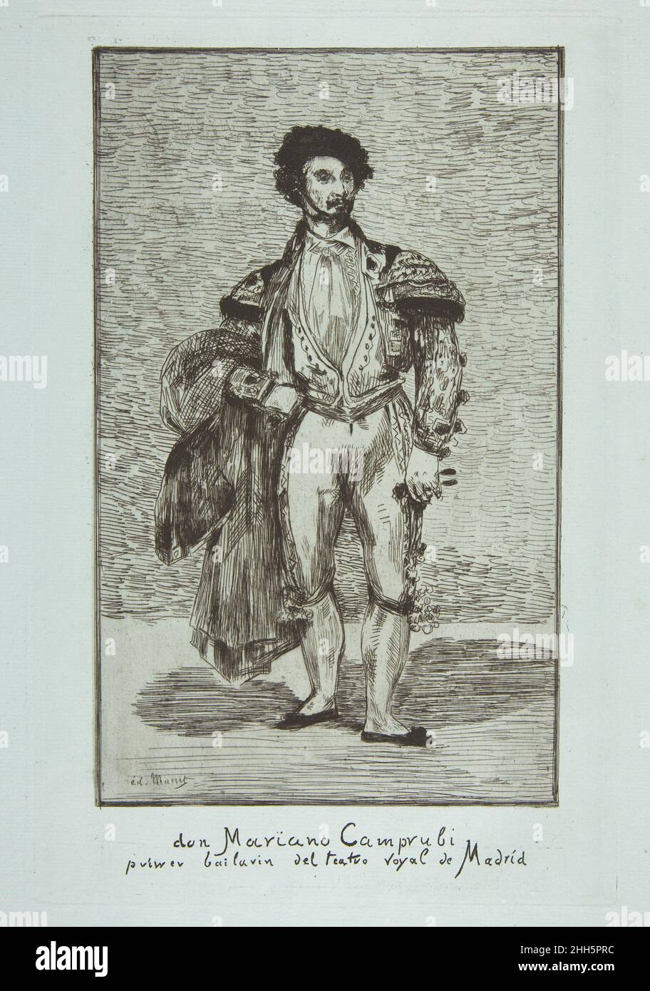 Don Mariano Camprubi (Le Baïlarin) 1862–63 Edouard Manet Französisch. Don Mariano Camprubi (Le Baïlarin) 337400 Stockfoto