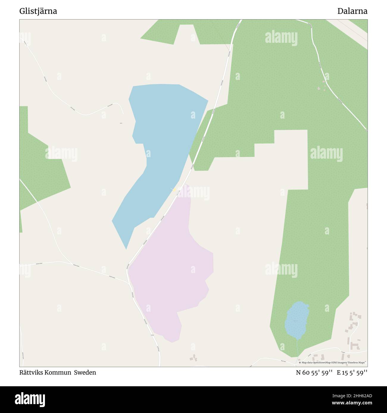 Glistjärna, Rättviks Kommun, Schweden, Dalarna, N 60 55' 59'', E 15 5' 59'', map, Timeless Map veröffentlicht im Jahr 2021. Reisende, Entdecker und Abenteurer wie Florence Nightingale, David Livingstone, Ernest Shackleton, Lewis and Clark und Sherlock Holmes haben sich bei der Planung von Reisen zu den entlegensten Ecken der Welt auf Karten verlassen.Timeless Maps kartiert die meisten Orte auf der Welt und zeigt die Verwirklichung großer Träume. Stockfoto