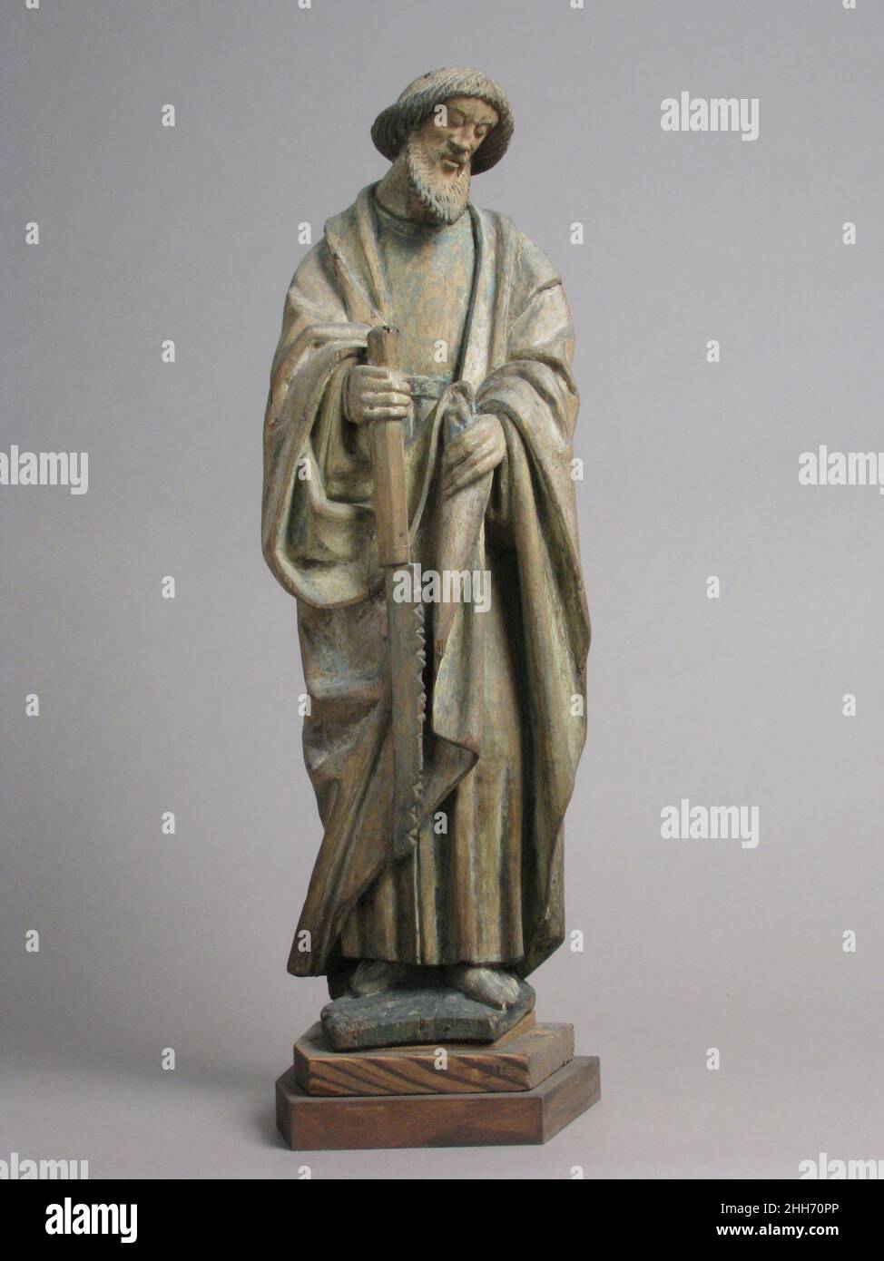 St. Simon Ca. 1500 Nordniederländisch. St. Simon 463838 Stockfoto