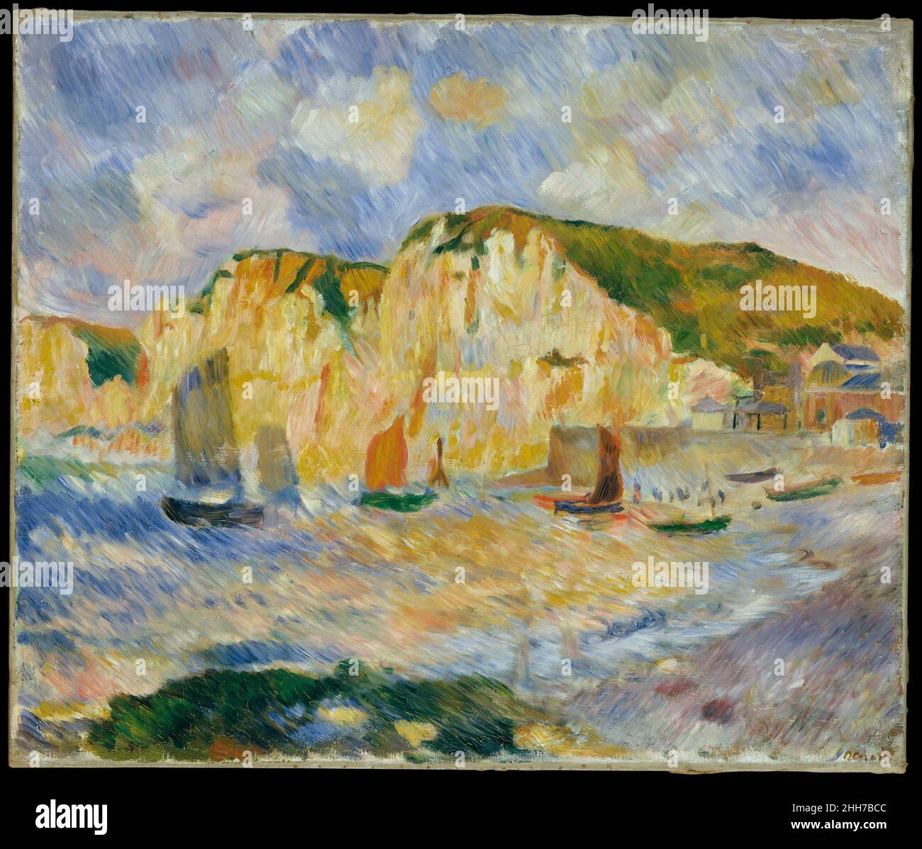 Meer und Klippen Ca. 1885 Auguste Renoir Französisch Kaufen Sie einen Druck maßgefertigte Gerahmte Bilder für Ihren Raum. Meer und Klippen 459111 Stockfoto