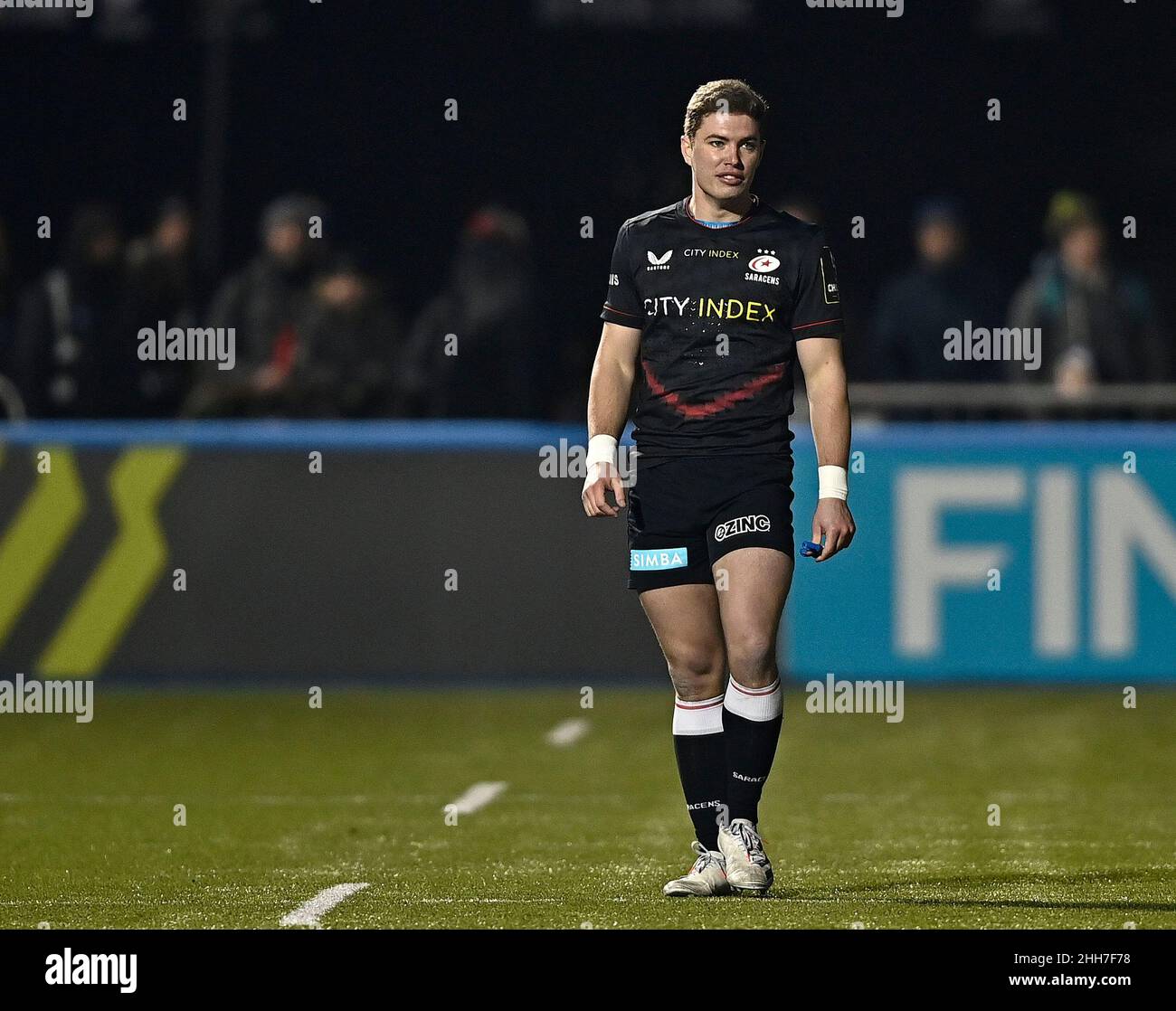 Barnett, Großbritannien. 23rd Januar 2022. Heineken Challenge Cup. Saracens V London Irisch. StoneX Stadium. Barnett. Ruben de Haas (Sarazenen). Kredit: Sport In Bildern/Alamy Live Nachrichten Stockfoto