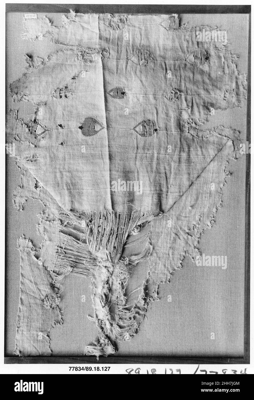Textile Fragment 5th–6th Jahrhundert. Textile Fragment 443332 Stockfoto