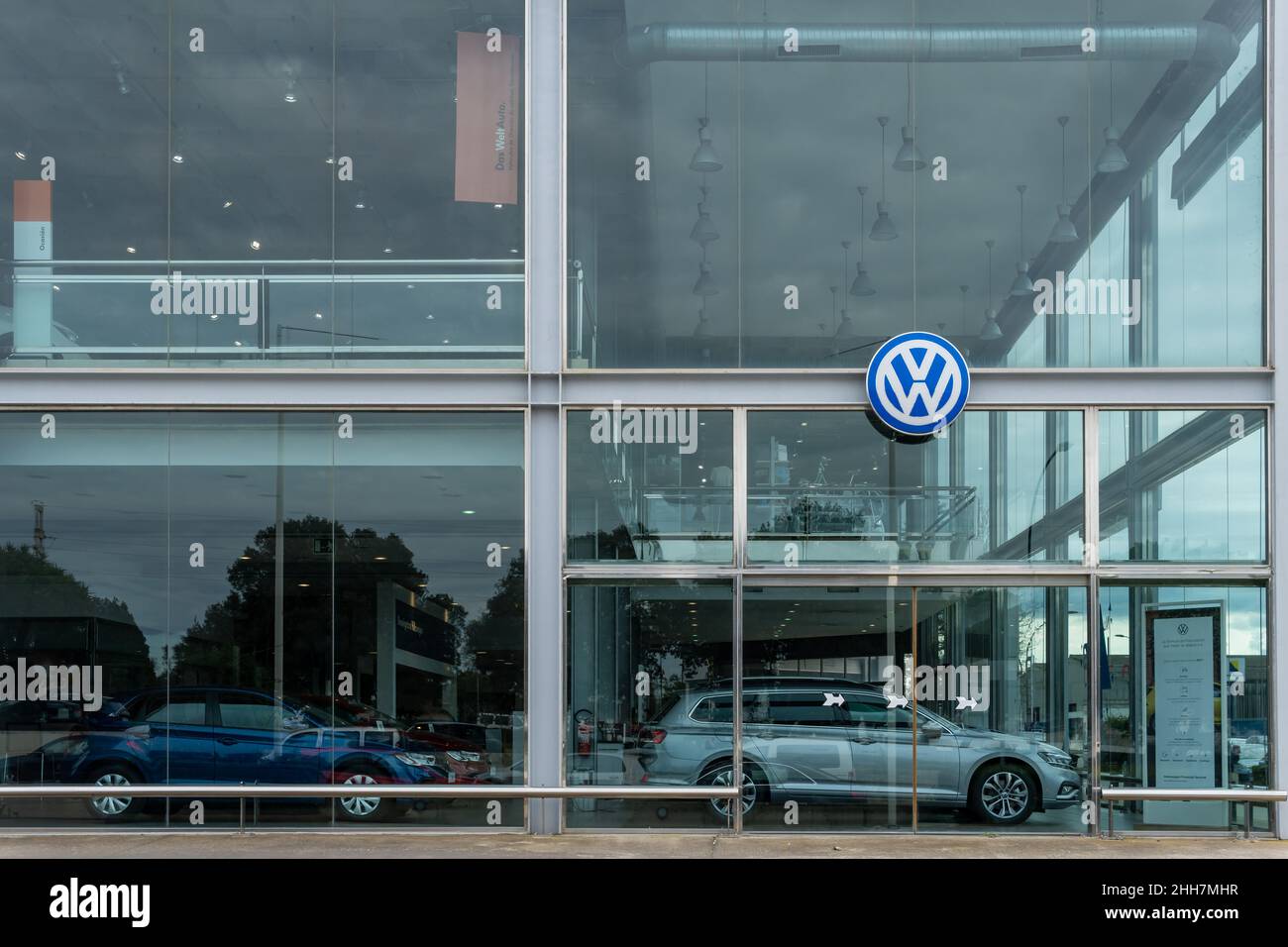 Manacor, Spanien; januar 20 2022: Volkswagen Autohaus im mallorquinischen Manacor, Spanien Stockfoto