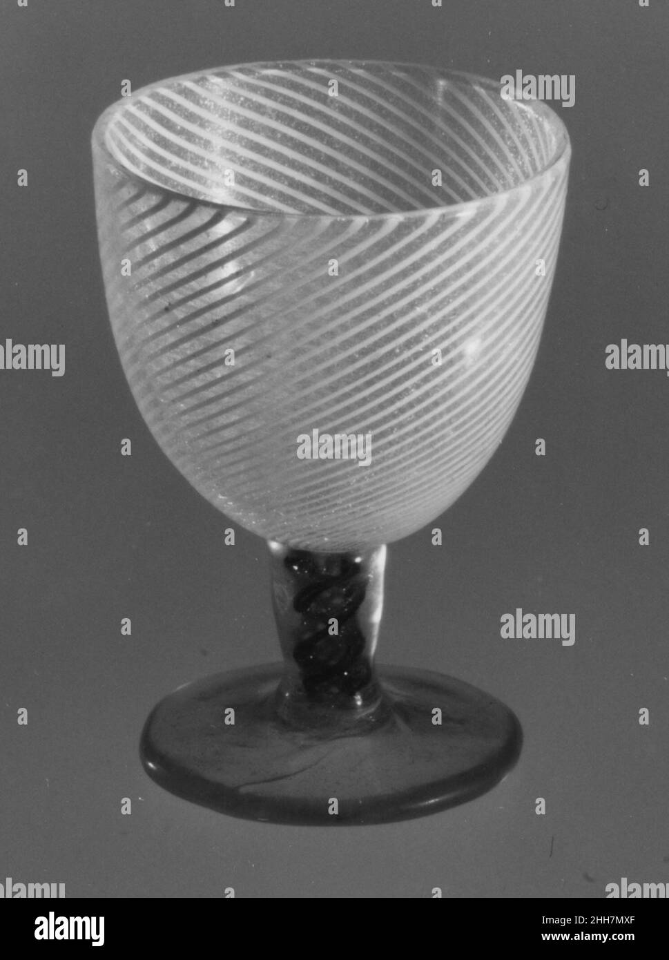 Likörglas Ende des 19th. Jahrhunderts Italienisch (Venedig). Likörglas 460887 Stockfoto