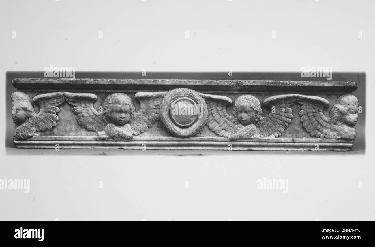 Mantel Fries zweite Hälfte 15th Jahrhundert Stil von Andrea Bregno Italienisch. Kaminfries 191980 Stockfoto