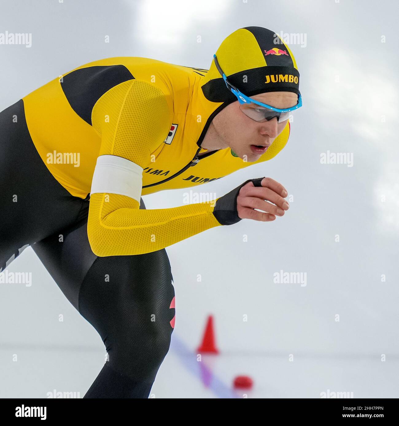 HEERENVEEN, NIEDERLANDE 23. JANUAR Marcel Bosker vom Team Jumbo