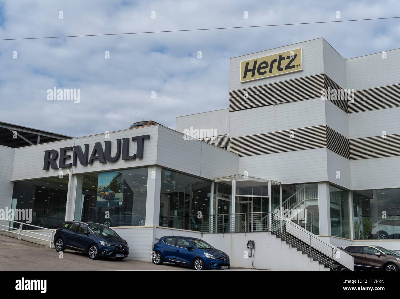 Manacor, Spanien; januar 20 2022: Renault Autohaus in der mallorquinischen Stadt Manacor, Spanien Stockfoto