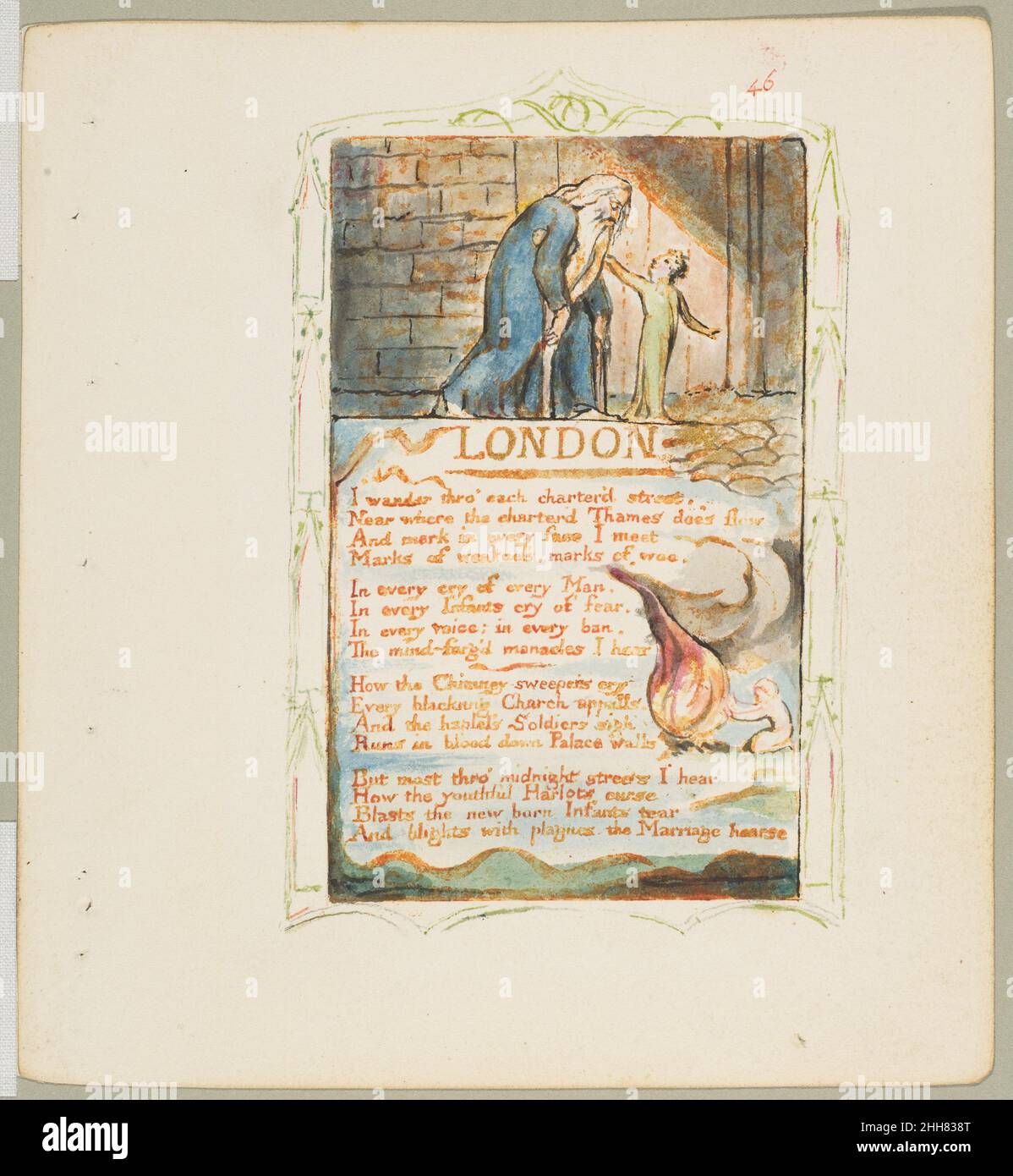 Songs of Innocence und of Experience: London ca. 1825 William Blake British. Songs of Innocence und of Experience: London 347997 Stockfoto