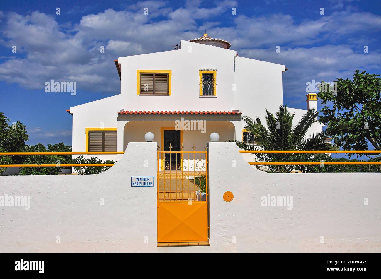 Luxusvilla in der Nähe von Albufeira, Algarve, Portugal Stockfoto