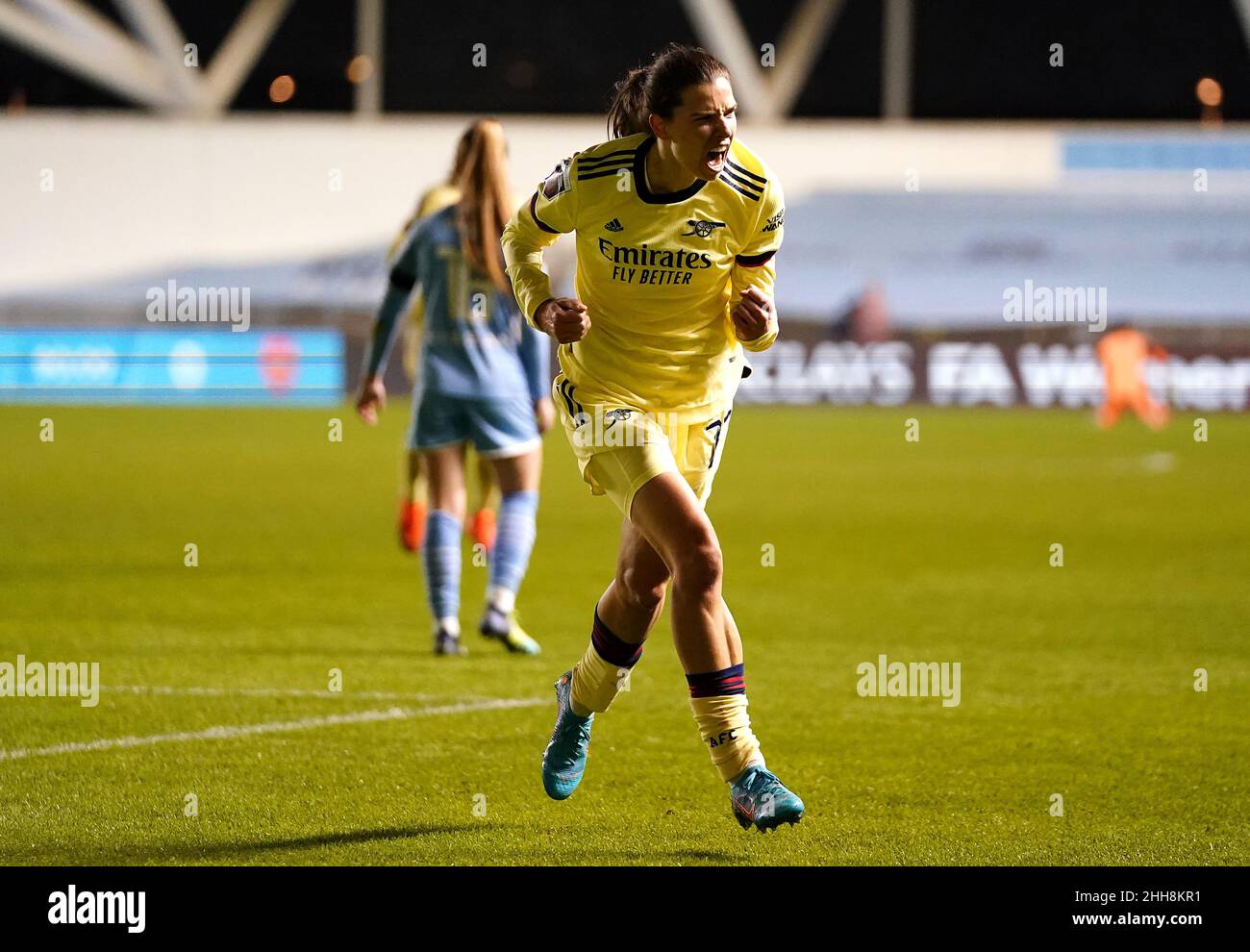 Während des Spiels der Barclays FA Women's Super League im Manchester City Academy Stadium, Manchester. Bilddatum: Sonntag, 23. Januar 2022. Stockfoto