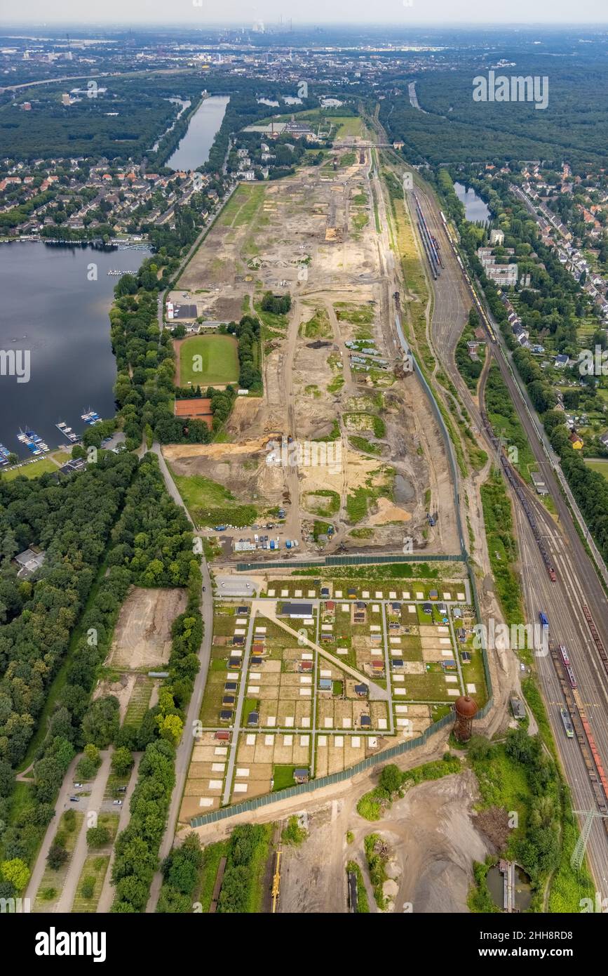Ehemalige baustelle des rangierbahnhofs wedau Fotos und Bildmaterial
