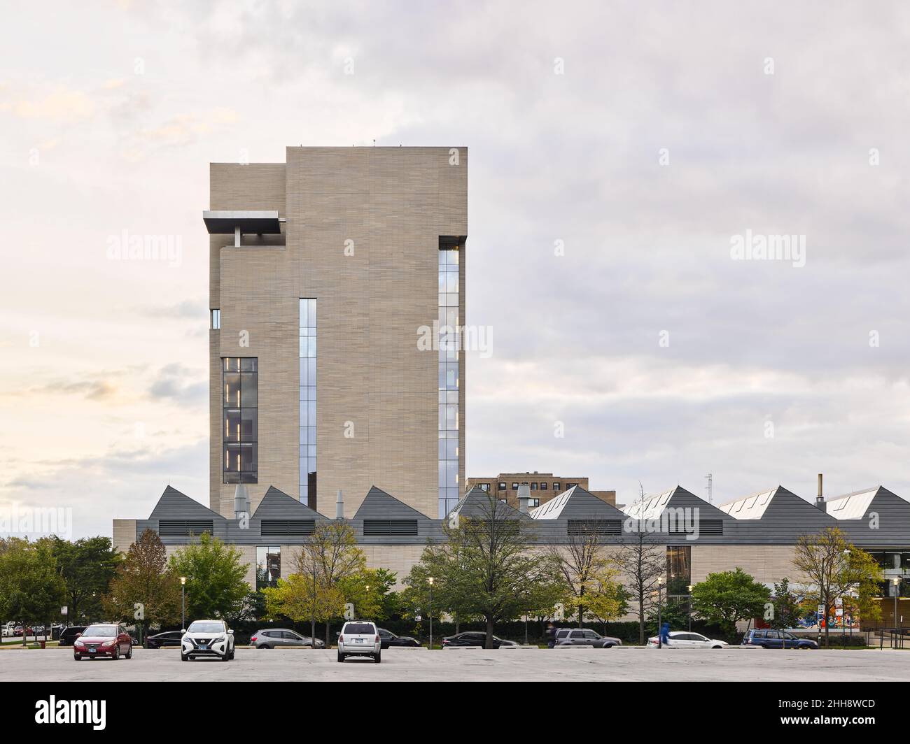 Logan Center an der University of Chicago Stockfoto