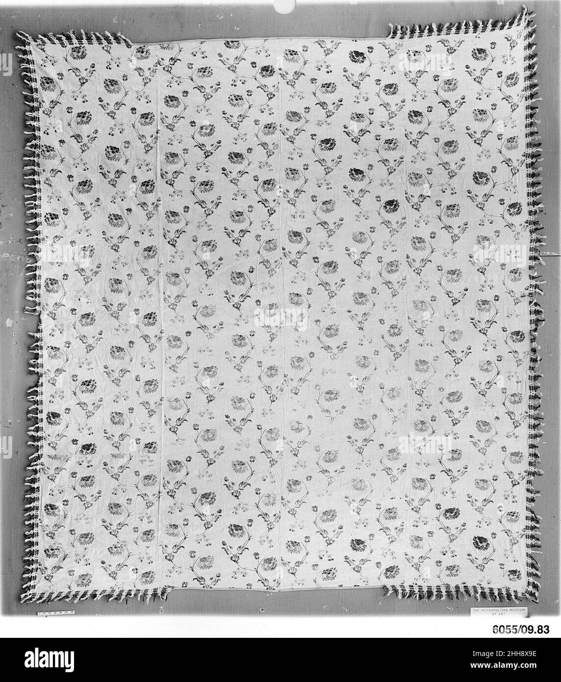 Bettüberwurf, französische Betten aus dem frühen 19th. Jahrhundert. Tagesdecke 218594 Stockfoto