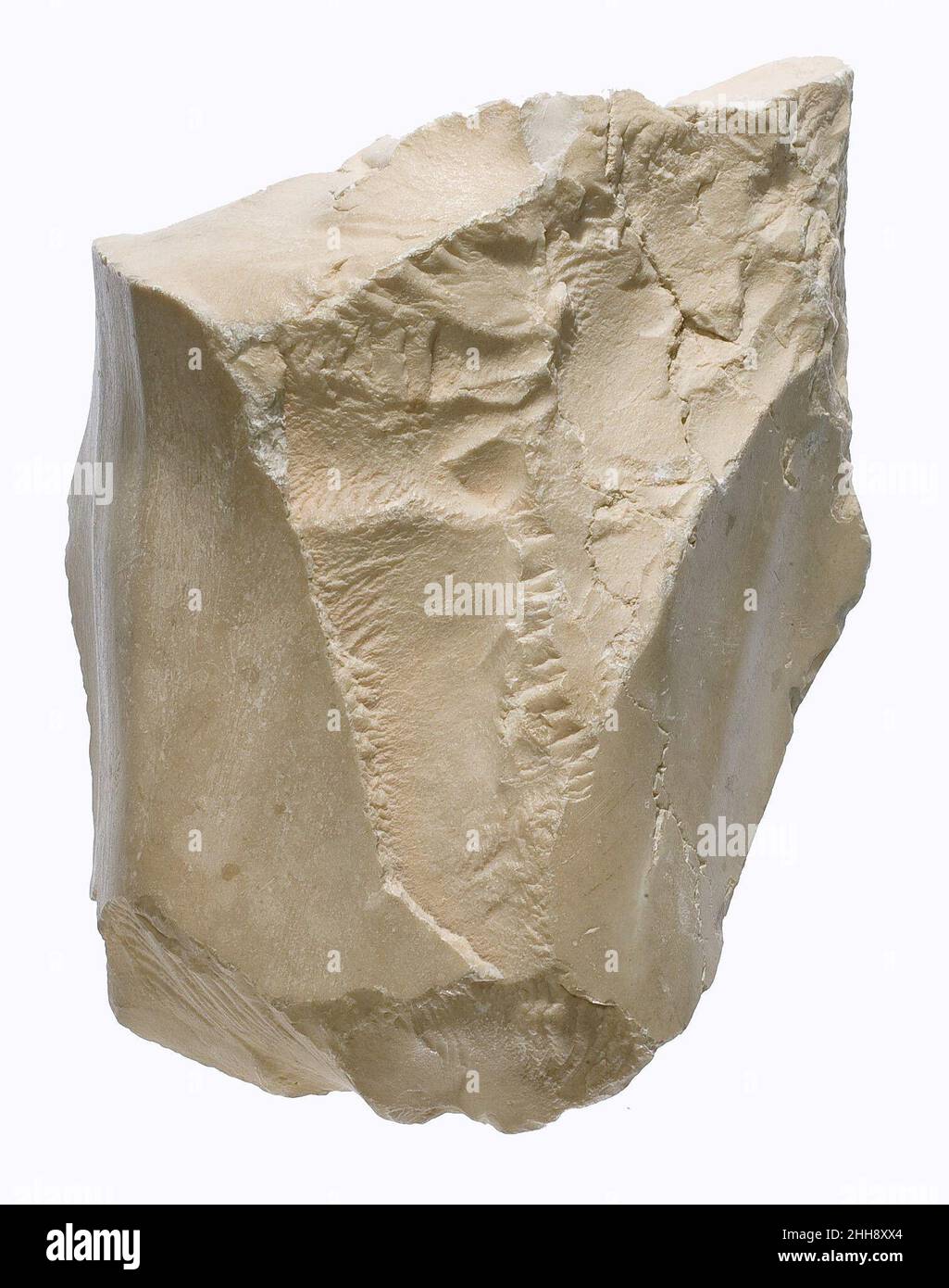 Knie mit Gewand (?), FalzbeugungCa. 1353–1336 v. Chr. Neues Königreich, Amarna-Zeit. Knie mit Gewand (?), Falzbeugung549789 Stockfoto