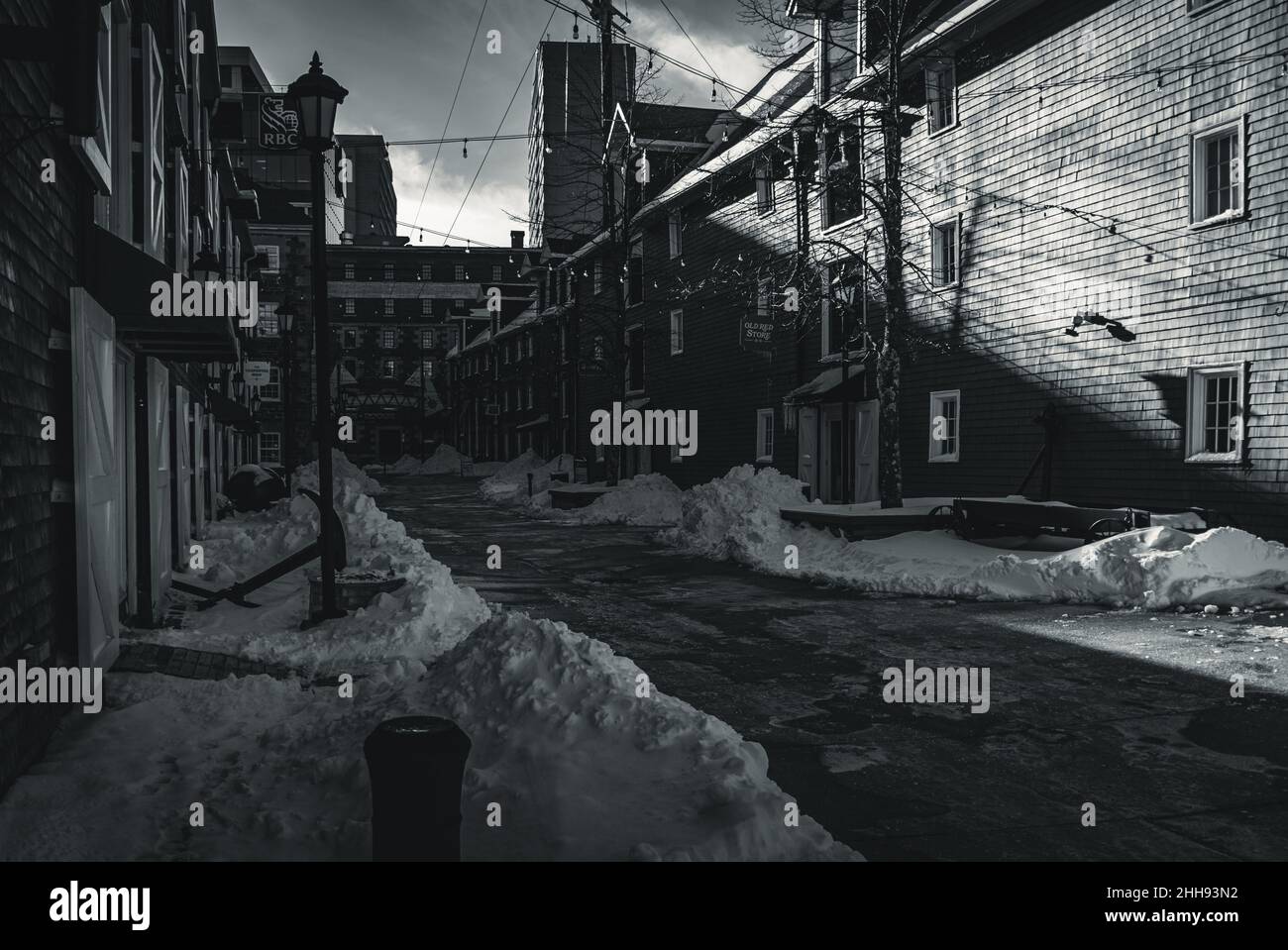 Private Werft in halifax Nova scotia Stockfoto