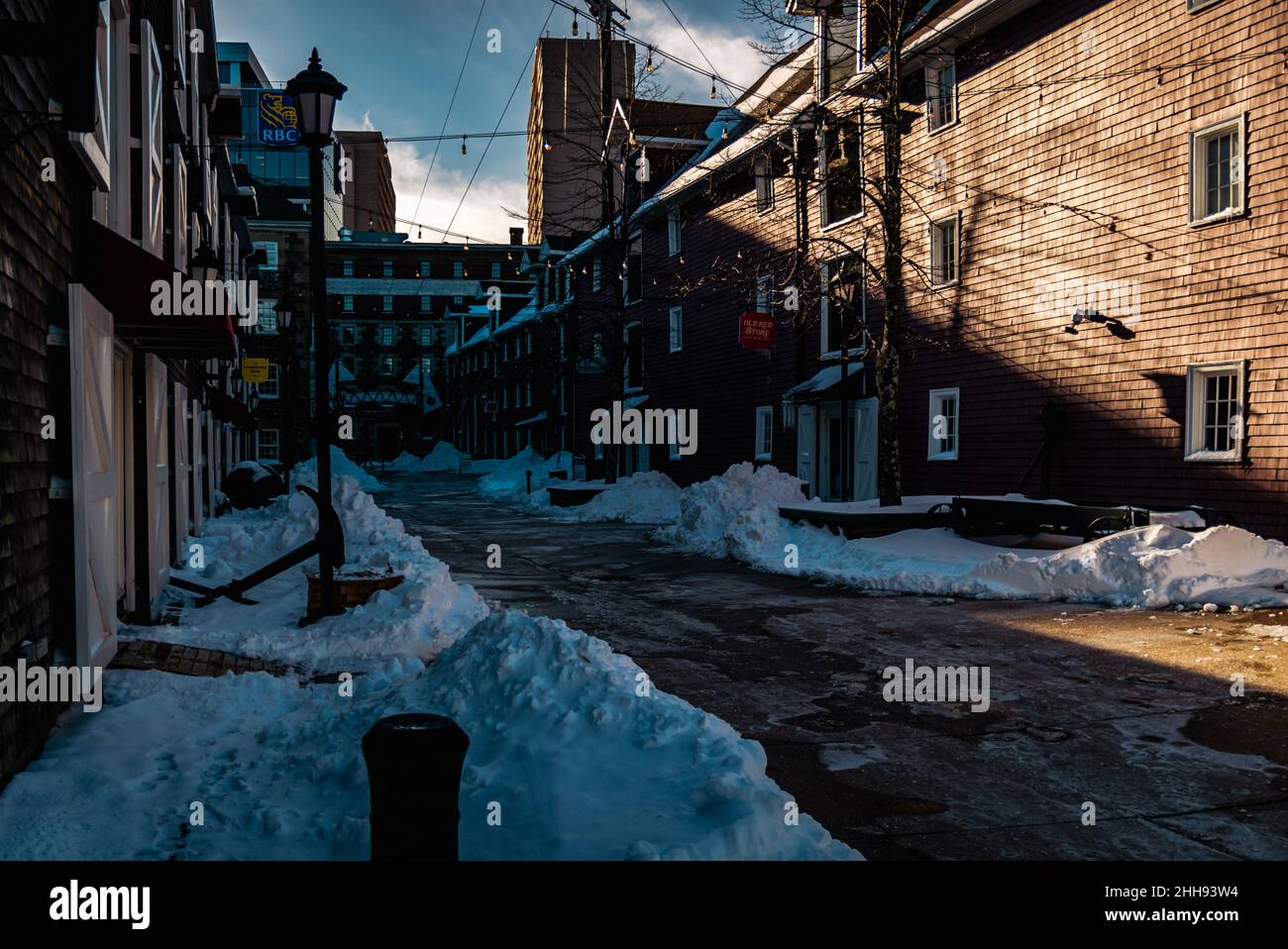 Private Werft in halifax Nova scotia Stockfoto