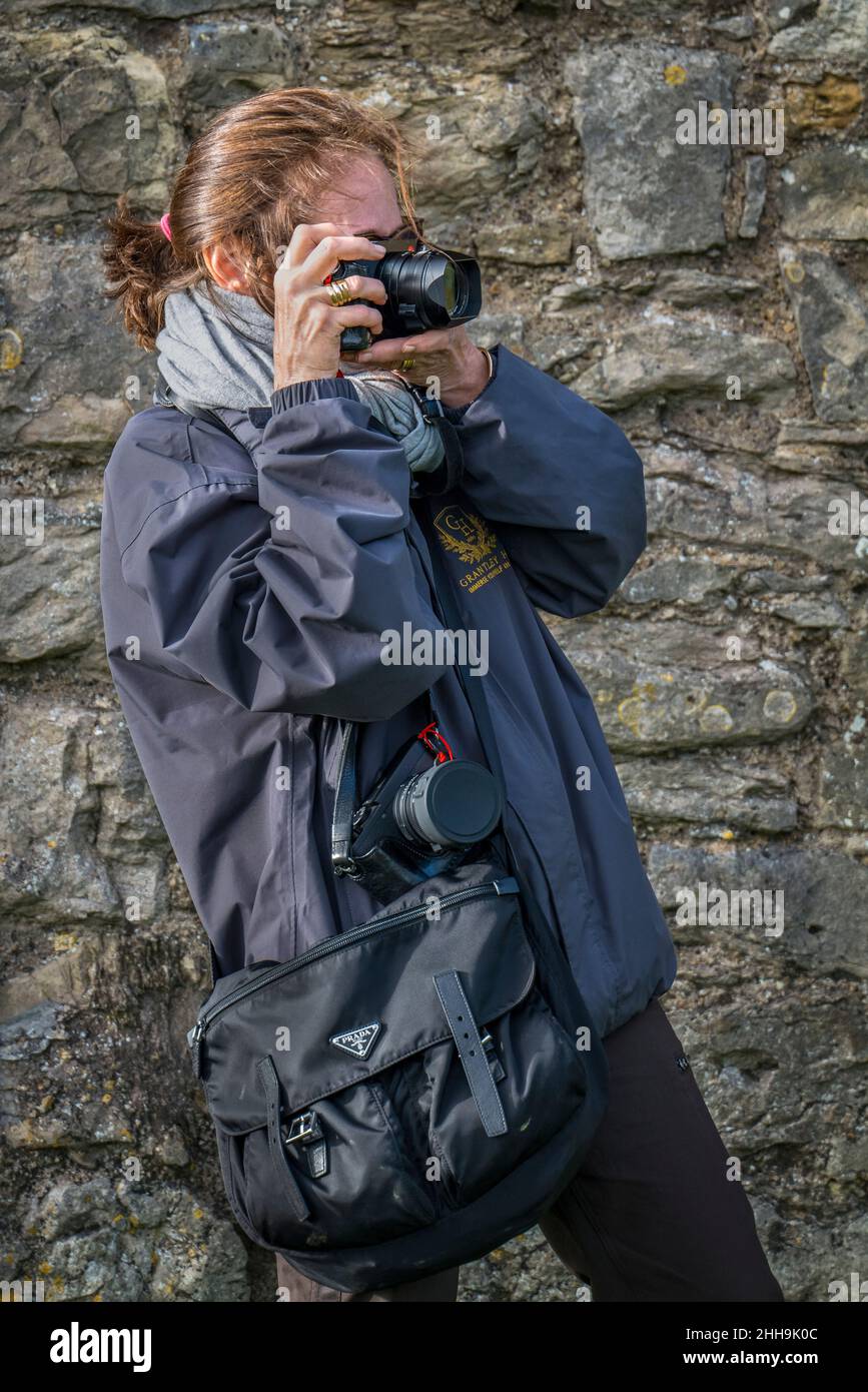 PICKERING CASTLE (1180-1187) PICKERING ENGLAND VEREINIGTES KÖNIGREICH Stockfoto