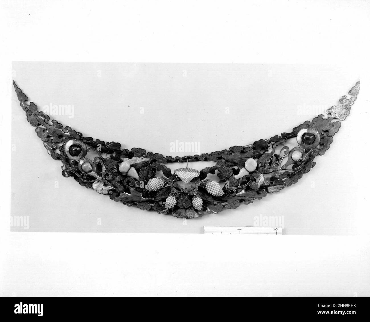 Ornament für Kopfschmuck 18th.–19th. Jahrhundert China. Ornament für Kopfschmuck 60806 Stockfoto