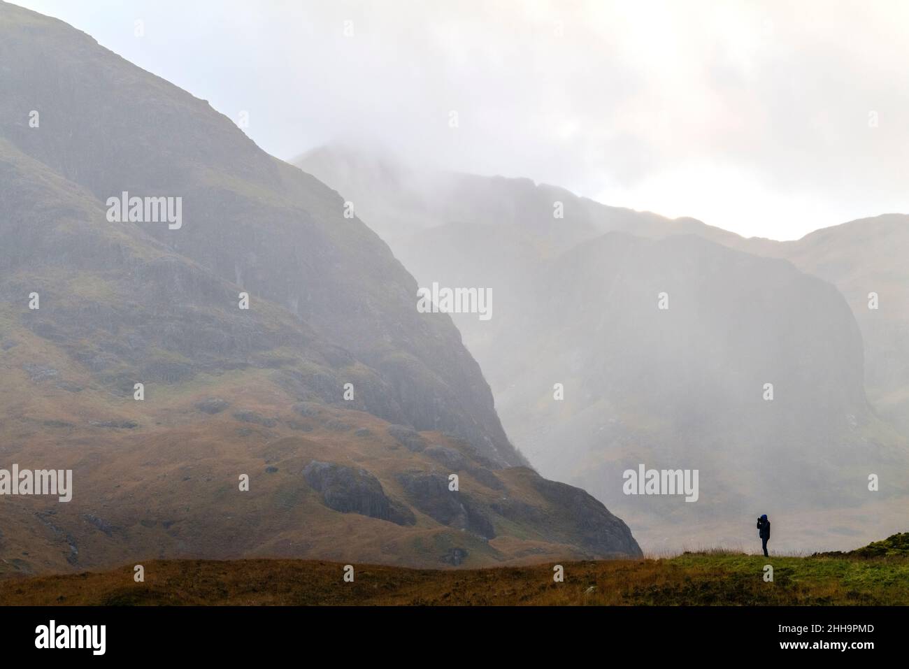 DIE DREI SCHWESTERN GLEN COE SCOTLAND VEREINIGTES KÖNIGREICH Stockfoto