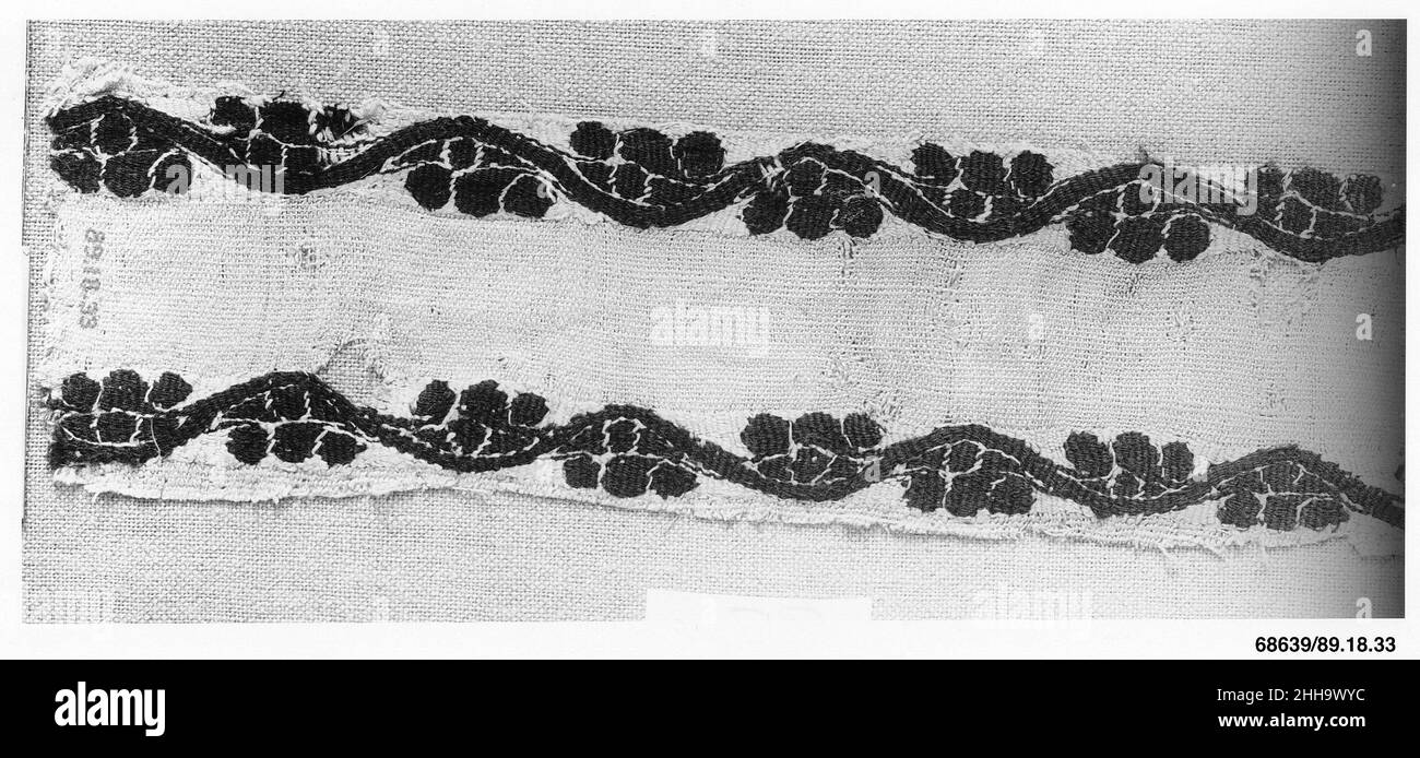 Textile Fragment 3rd–4th Jahrhundert. Textile Fragment 443238 Stockfoto