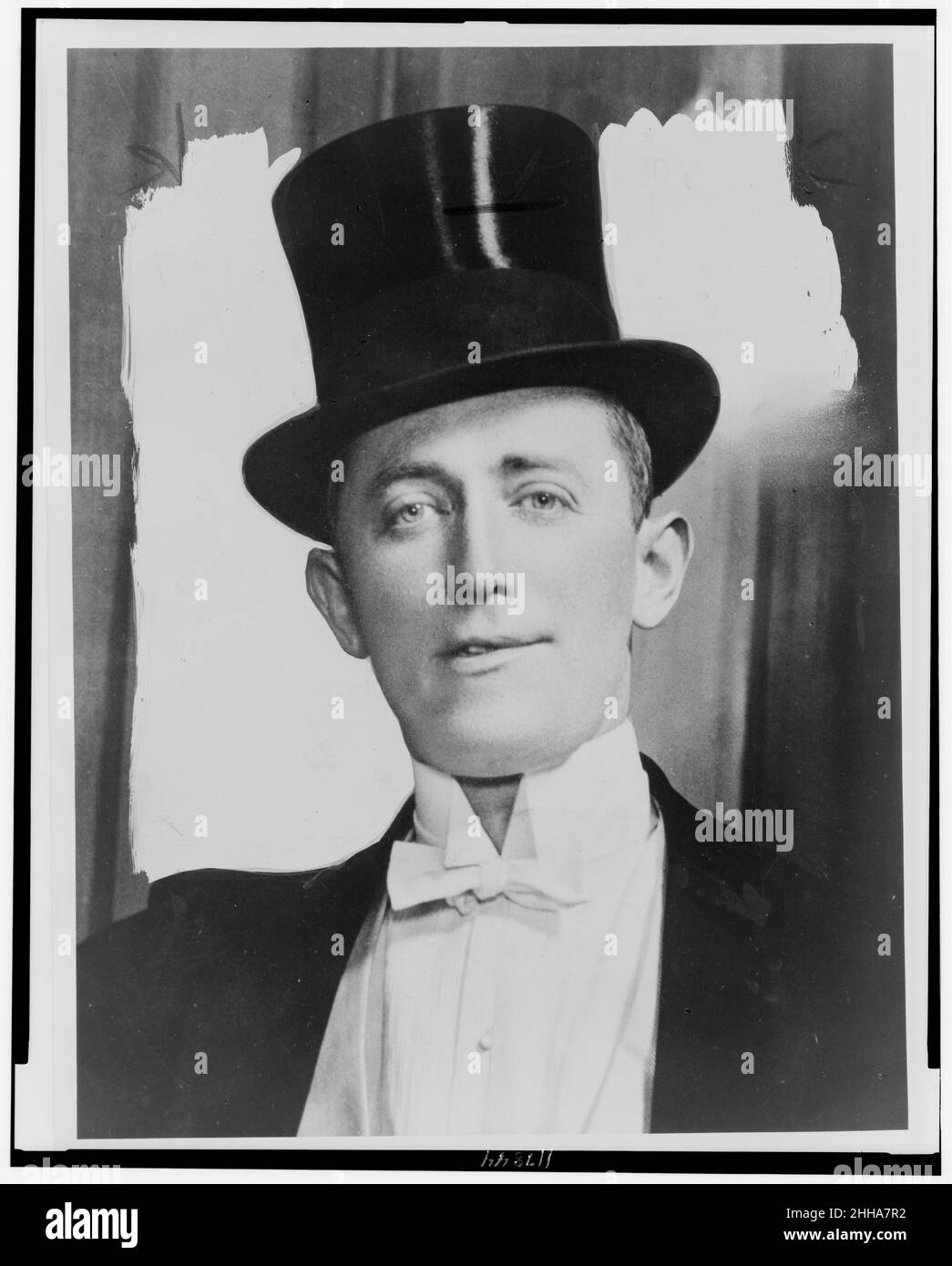 Bearbeitete Foto von Vaudevillian George M. Cohan, 1920s Stockfoto