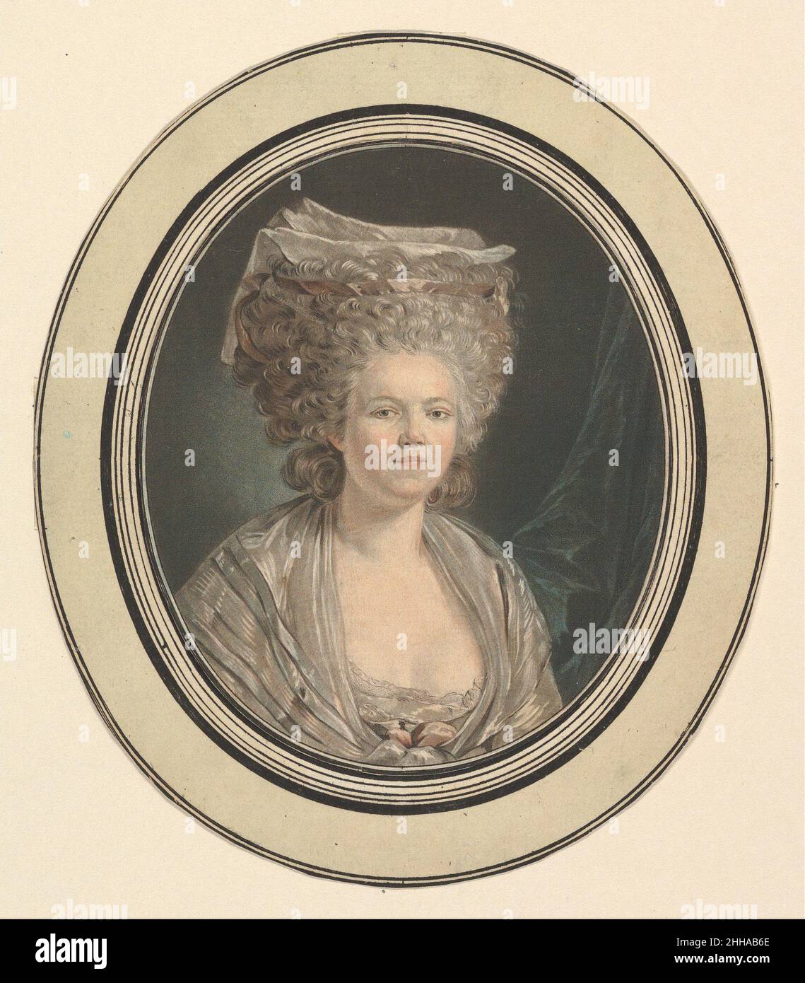 Mademoiselle Rose Bertin, Schneiderin von Marie-Antoinette n.d. Jean François Janinet Französisch. Mademoiselle Rose Bertin, Schneiderin von Marie-Antoinette 369411 Stockfoto