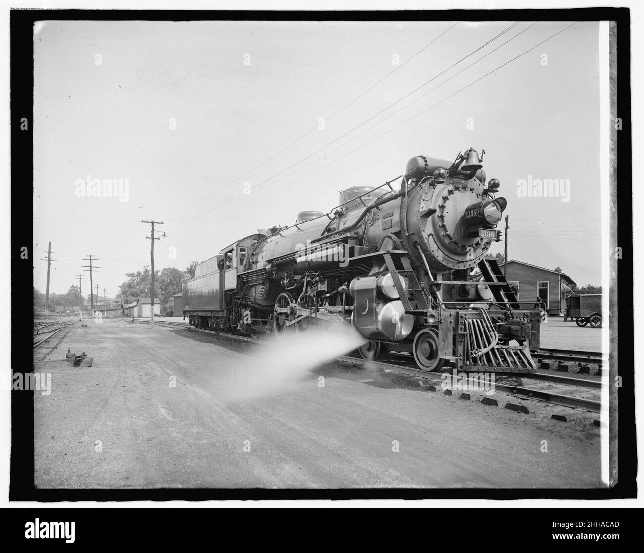 Also... R.R. Co.Crescent Lokomotive Stockfoto