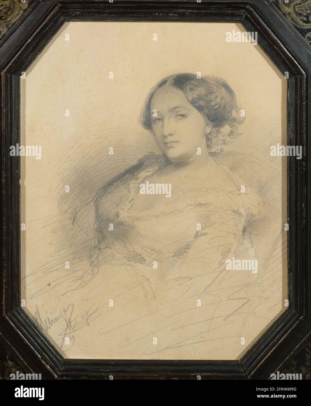 Solange Dudevant- Clésinger (1828-1899). Stockfoto