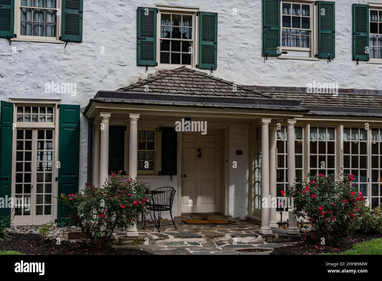 Philander Chase Knox Home, Valley Forge National Historical Park, Pennsylvania, USA Stockfoto