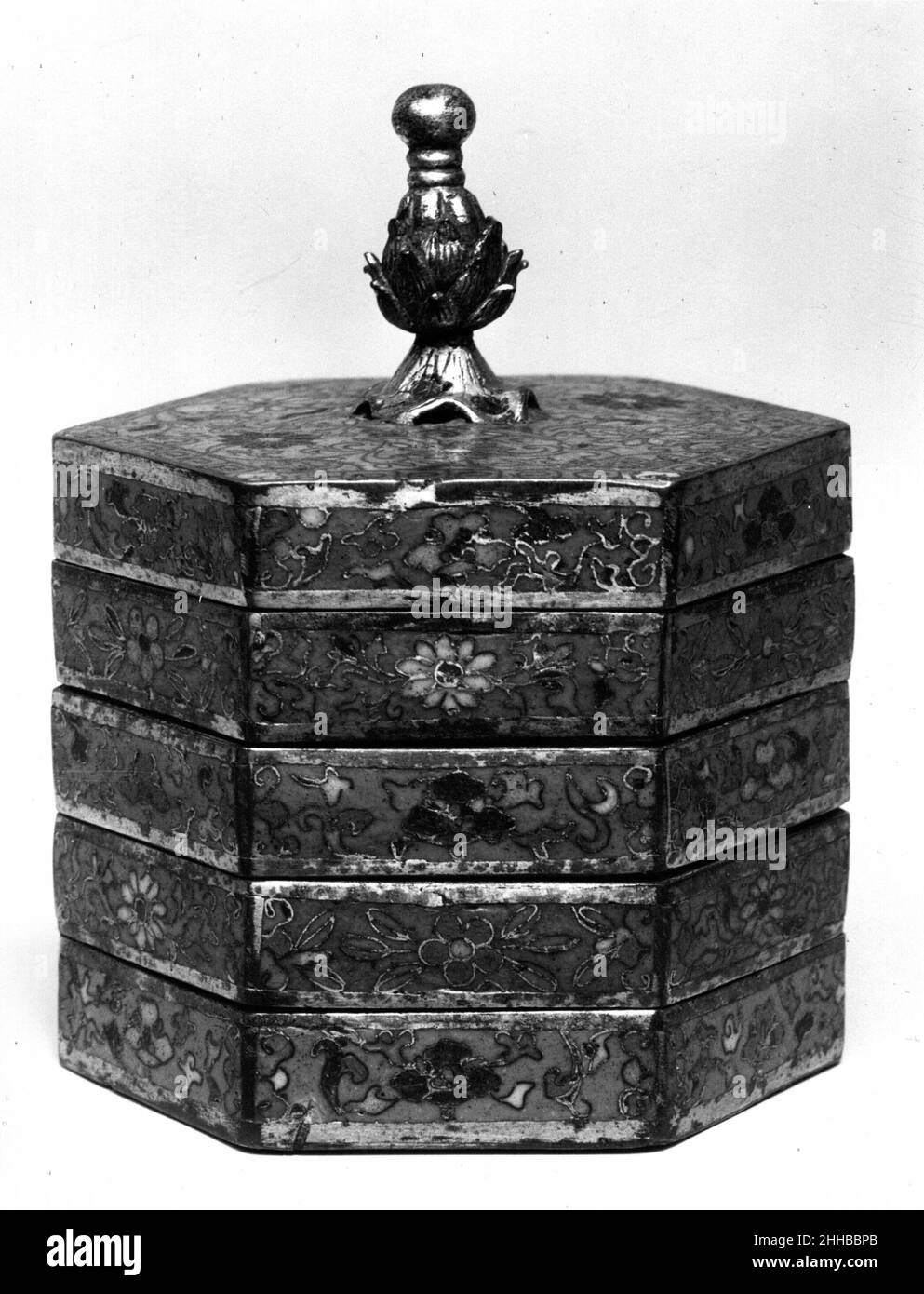 Tiered Box China des 16th. Jahrhunderts. Tiered Box 42069 Stockfoto