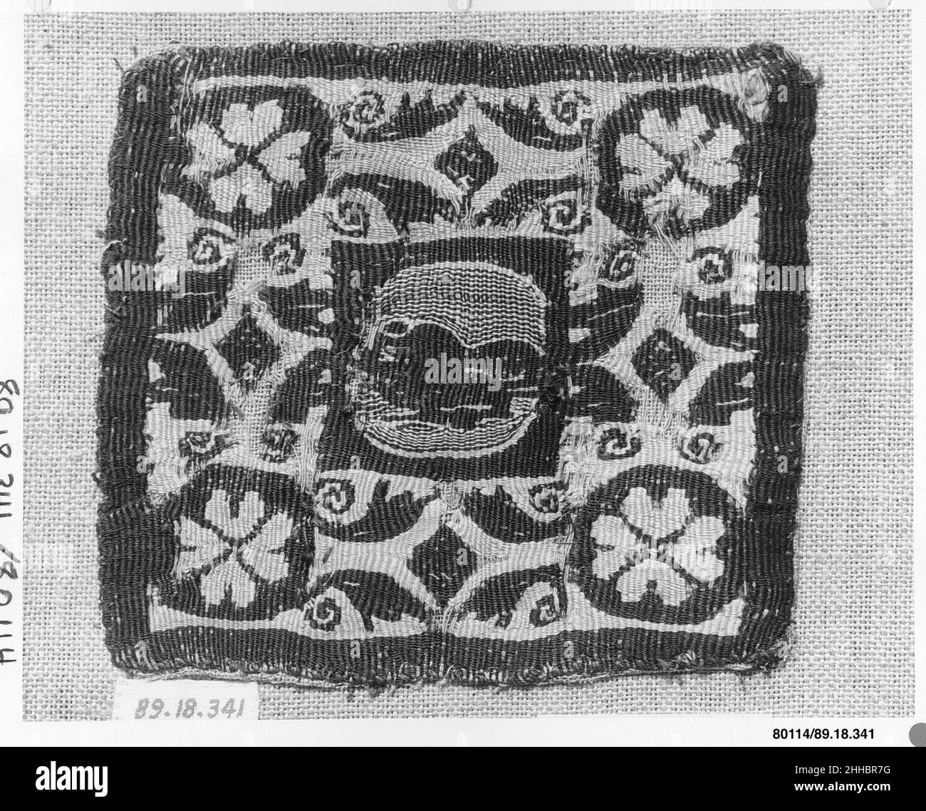 Textile Fragment 4th Jahrhundert. Textile Fragment 443554 Stockfoto