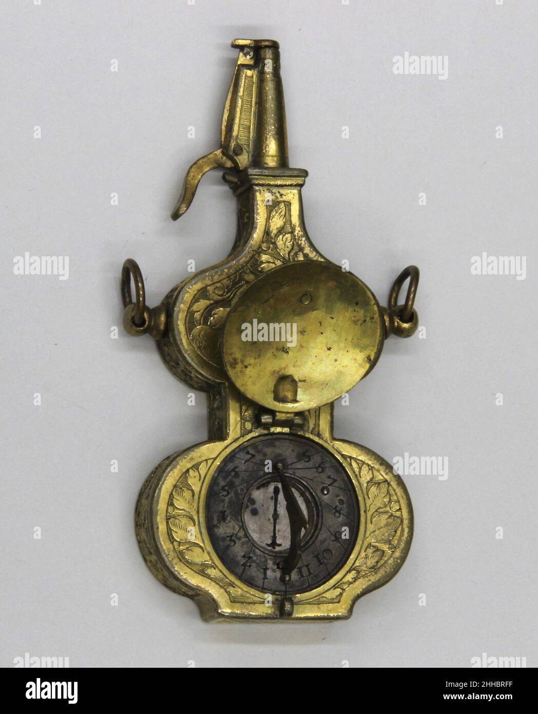 12,7 cm Kompass Messing Maritim Nautisches Messing Sonnenuhr Kompass 