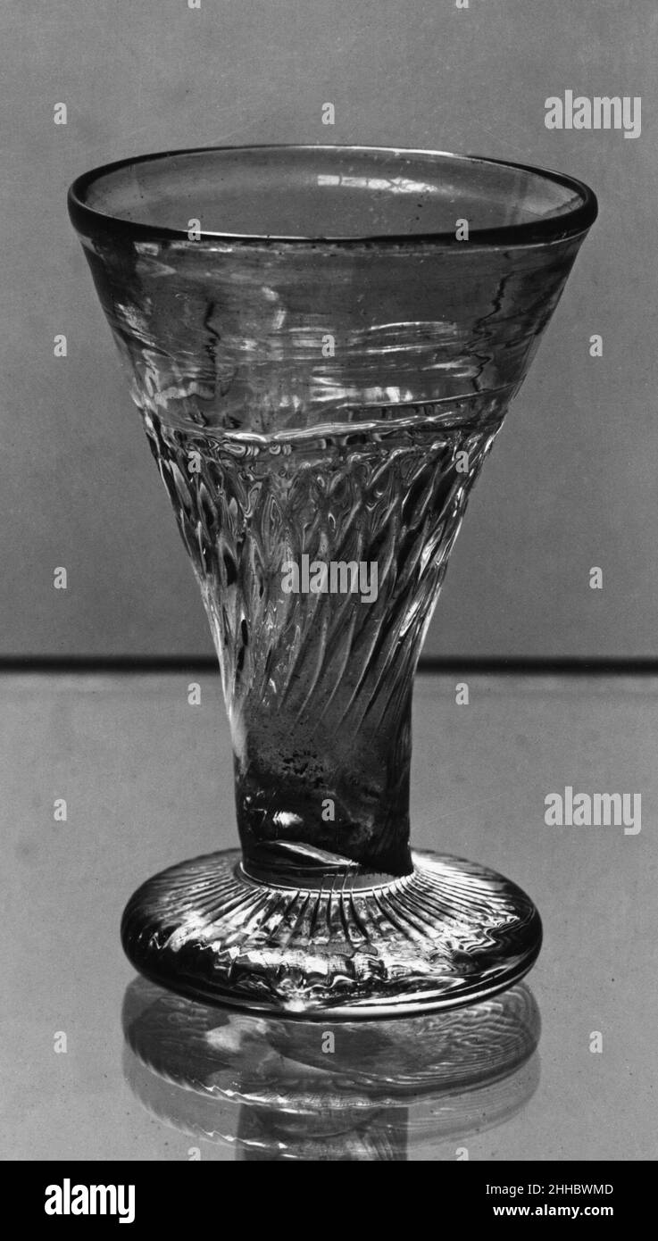 Spirituosenglas 1820–40 Amerikanisch. Laugenglas 4799 Stockfoto